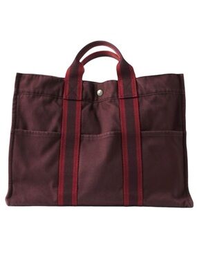 NWOT Vintage Hermès Fourre‑Tout MM  Toile Tote Bag